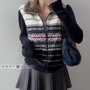 Tommy Hilfiger Sweater With Faux Fur Collar